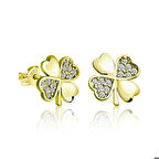 Ebuz Gümüş Yonca Kadın Küpe