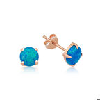 Ebuz Gümüş Opal Taş Küpe