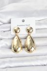 Gold Renk Damla Model Kadın Küpe - EBJ260516W42234