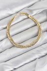 CM Başak Model Gold Renk Pirinç Kadın Bileklik - EBJ260701W44142