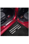 Renault Clio 4 (2012-2019) ABS Çerçeveli Krom Kapı Eşiği 4 Parça