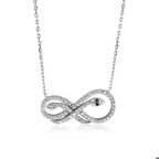 Ebuz ​Gümüş Sonsuzluk Yılan Kadın Kolye