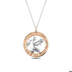 Ebuz ​Gümüş Rose Başak Burcu Kolye