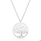Ebuz Gümüş Hayat Ağacı Kadın Kolye