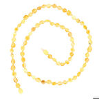 Ebuz Yetişkin Damla Kehribar Kolye