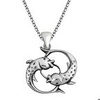 Ebuz Gümüş Balık Kadın Kolye