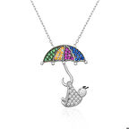 Ebuz Gümüş Doğan Bebek Kolye