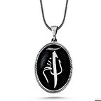 Ebuz ​Gümüş Elif Lam Mim Kolye