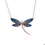 Ebuz Gümüş Rose Yusufçuk Kadın Kolye