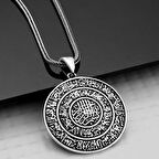 Ebuz Gümüş Ayetel Kürsi Kolye