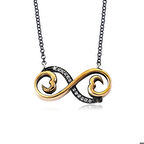 Ebuz Gümüş Otantik Sonsuzluk Kadın Kolye