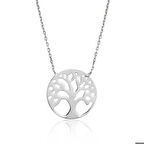Ebuz Gümüş Hayat Ağacı Kadın Kolye