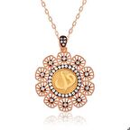 Ebuz Gümüş Elif Vav Kadın Kolye