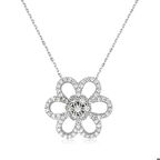 Ebuz Gümüş Papatya Kadın Kolye