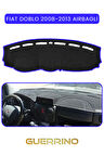 FIAT Doblo 2008-2013  Modellerine Uygun AirbagTORPİDO KORUMA HALISI MAVİ KENAR