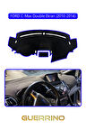 FORD C-Max double ekran (2010-2014)TORPİDO KORUMA HALISI MAVİ KENAR