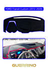 FORD Transit Custom (2012-2020)TORPİDO KORUMA HALISI MAVİ KENAR