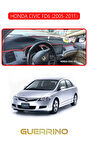 HONDA CIVIC FD6 2005-2011TORPİDO KORUMA HALISI KIRMIZI KENAR