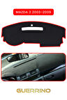 MAZDA 3 2003-2009TORPİDO KORUMA HALISI KIRMIZI KENAR