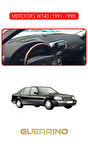 MERCEDES W140 1991-1998TORPİDO KORUMA HALISI KIRMIZI KENAR