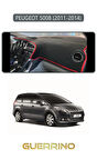 PEUGEOT 5008 (2011-2014)TORPİDO KORUMA HALISI GRİ KENAR
