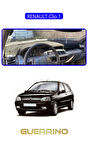 RENAULT Clio 1TORPİDO KORUMA HALISI MAVİ KENAR