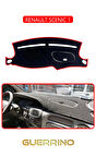 RENAULT SCENIC 1TORPİDO KORUMA HALISI KIRMIZI KENAR