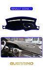 RENAULT SCENIC 1TORPİDO KORUMA HALISI MAVİ KENAR