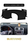 TOYOTA Avensis (2009-2015)TORPİDO KORUMA HALISI SİYAH KENAR