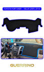 TOYOTA FORTUNER  - HILUX 2005-2014TORPİDO KORUMA HALISI MAVİ KENAR