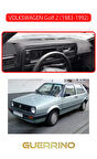 VOLKSWAGEN Golf 2(1983-1992)TORPİDO KORUMA HALISI KIRMIZI KENAR