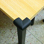 4'lü V Tipi Siyah Köşe Koruyucu 