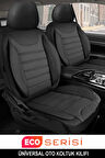 Porsche 944 UYUMLU TAM SET SİYAH Oto Koltuk Kılıfı 5 Koltuk Ön Arka Tam Set Terletmez
