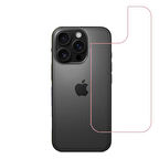 Iphone 16 Pro Uyumlu MAT Arka Esnek Nano Koruyucu
