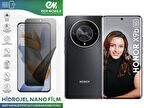 Honor X9b ile Uyumlu Hidrojel Nano Ekran Koruyucu Film HAYALET(Privacy)