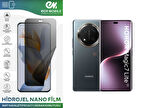 Honor Magic 7 Lite Uyumlu Hidrojel Nano Ekran Koruyucu Film HAYALET(Privacy)Tempered Cam Değildir