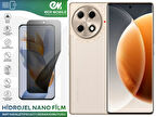 Tecno Camon 30S Pro Uyumlu Hidrojel Nano Ekran Koruyucu Film HAYALET(Privacy)Tempered Cam Değildir