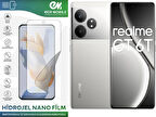Realme GT 6T ile Uyumlu Hidrojel Nano Ekran Koruyucu Film MAT(Tempered Cam Değildir!)