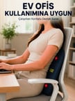 Bel Destek Minderi Isıtmalı Masaj Özellikli Günlük Kullanım