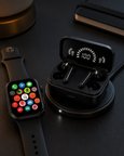 Spor ve Günlük Kullanıma Uygun Akıllı Saat ve Bluetooth Kulaklık Seti Yüksek 