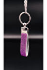 Mor Taşlı Anahtarlık