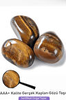 Sertifikalı Gerçek Kaplan Gözü Taşı Doğal Taş Kütle