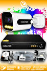 ELITCAM 1 Kameralı Zebra 1 Dış Kamera Set 2 TB HDD Full HD Renkli Gece Görüşlü Güvenlik Kamerası Sistemi