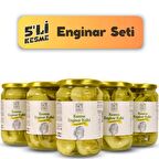 5'li Kesme Enginar Konserve - Yarma Enginar Kalbi (Yemeğe Hazır) - 5 Adet * 650 Gr.