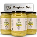 3'lü Çanak Enginar Konserve - Çanak Enginar Kalbi (Yemeğe Hazır) - 3 Adet * 670 Gr.