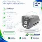 Karaca Vantuz Power Force Dikey Süpürge 3500 mAh Batarya