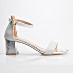 EK Park Moda K3308 Tek Bant Kadın Topuklu Ayakkabı