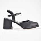 EK Merve 8525 Kadın Kalın Topuklu Ayakkabı