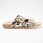 Zeyn 8181 Kadın Hakiki Deri Terlik