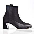 Nish Exclusive 2596 Kadın Deri Topuklu Bot